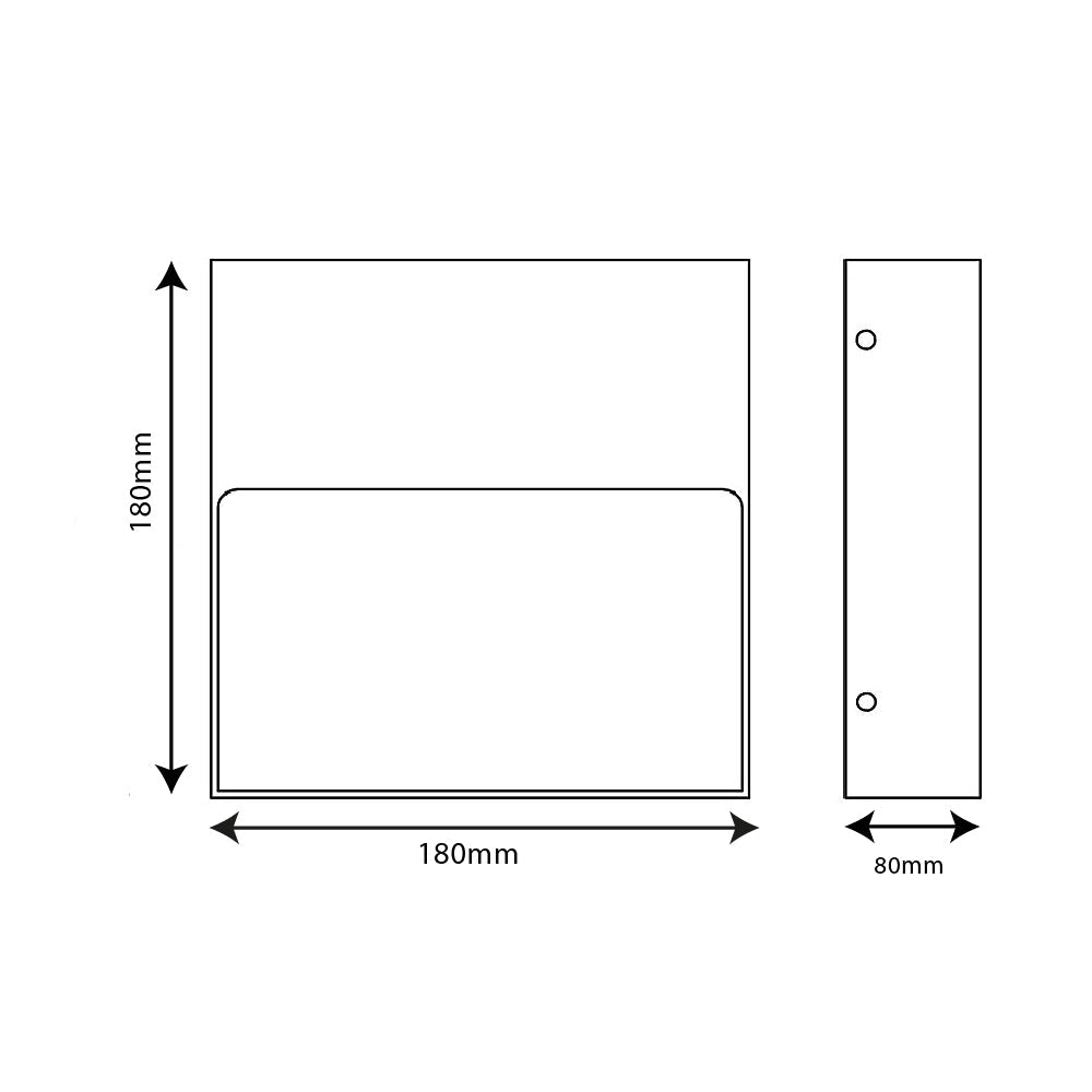 Ultralight Die-Cast Aluminum LED Wall Light (BD-OSD525)