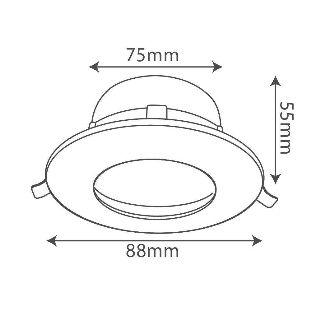 Buy Ultralight Downlight GU10 (BA266-RD) - Best  from Ultralight