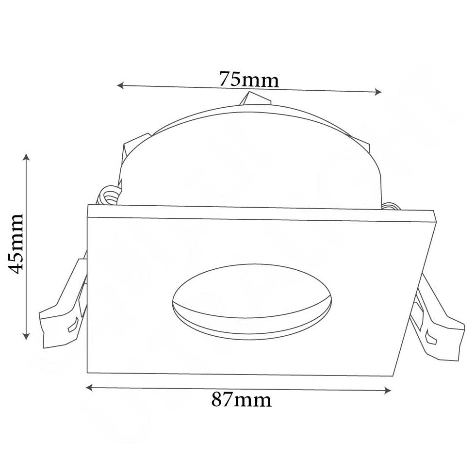 Buy Ultralight Downlight GU10 (BA266-SQ) - Best  from Ultralight