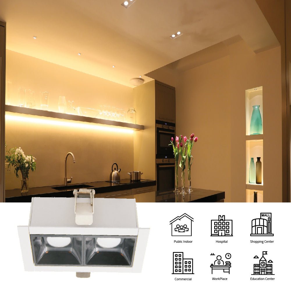 Buy Ultralight Dual Ceiling Light 10W Indoor – Stylish and Powerful Lighting (BR6709R-2) - Best Down light from Ultralight