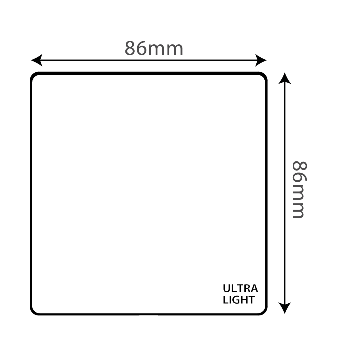 Buy Ultralight Dune 7x7 Blank Spot Wall Outlet Cover - Best  from Ultralight