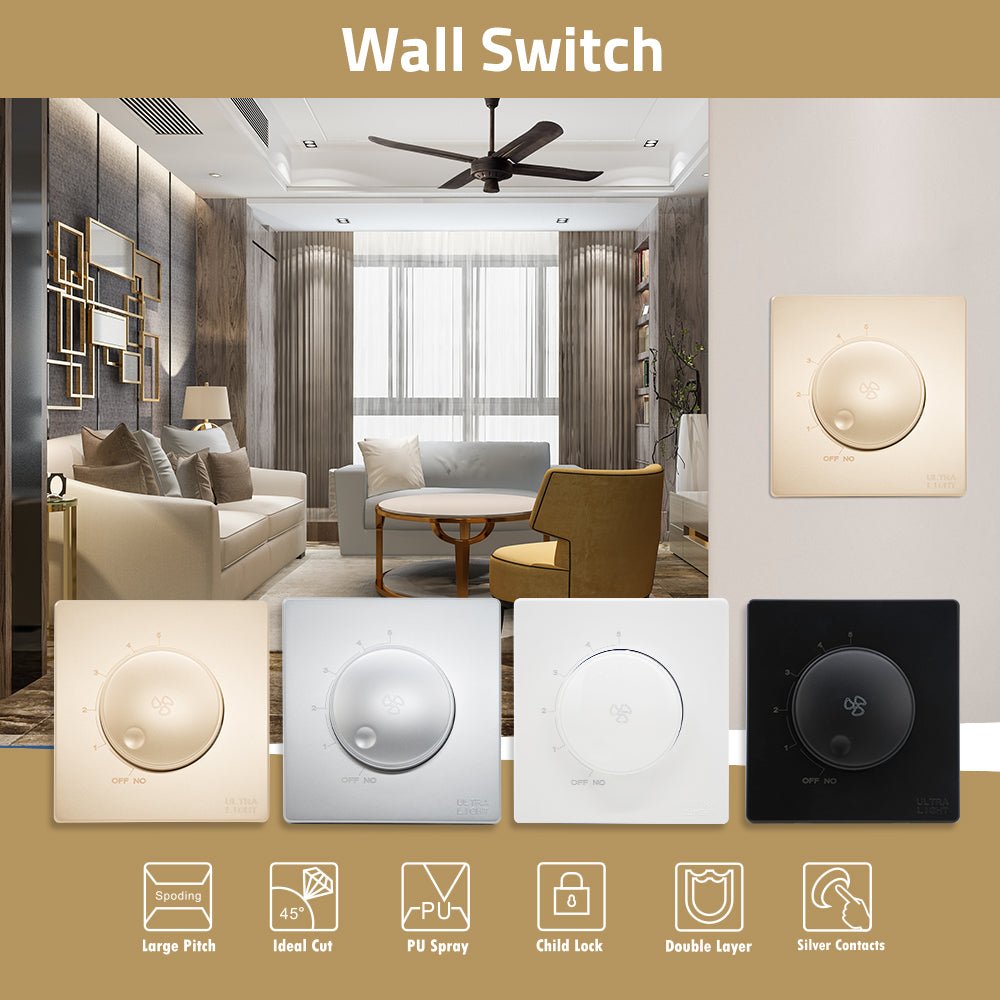 Buy Ultralight Dune Dimmable Fan Switch (B12-051) - Best  from Ultralight