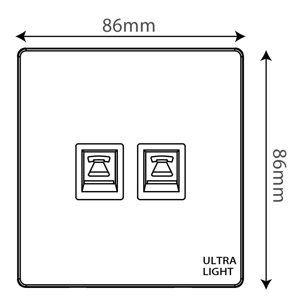 Buy Ultralight Double Telephone Port (B12-022) - Best  from Ultralight