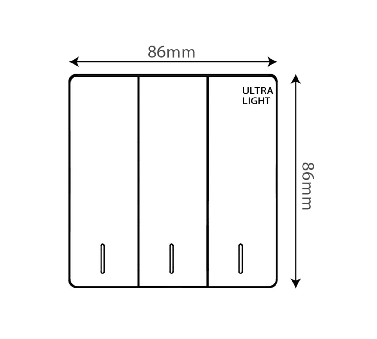 Buy Ultralight Triple Switch (B12-006) - Best  from Ultralight