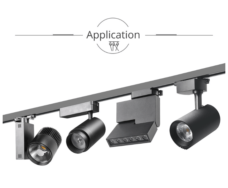 Buy Ultralight Durable Two-Way Black Track Rail - Aluminum Build & IP20 (Surface Track 2 Way) - Best  from Ultralight