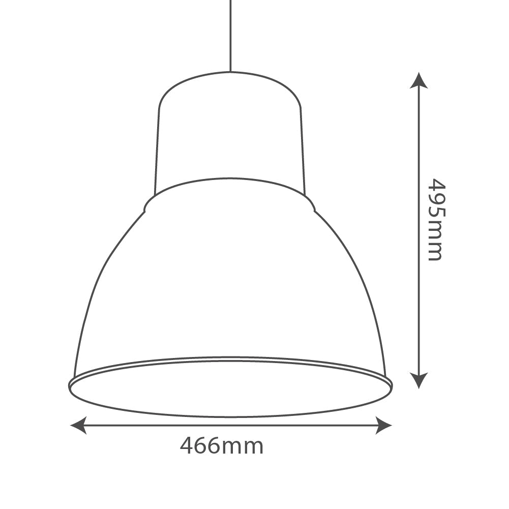 Ultralight E27 Hangar Pendant Light (7150L)