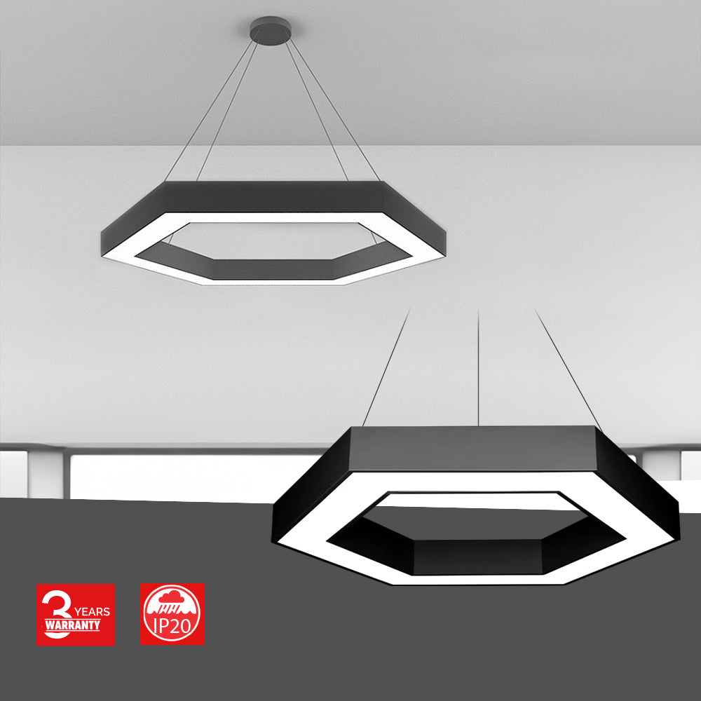 Ultralight Hexagonal Pendant Light (LN6753)