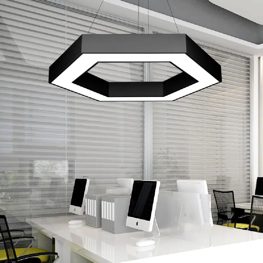Ultralight Hexagonal Pendant Light (LN6753)