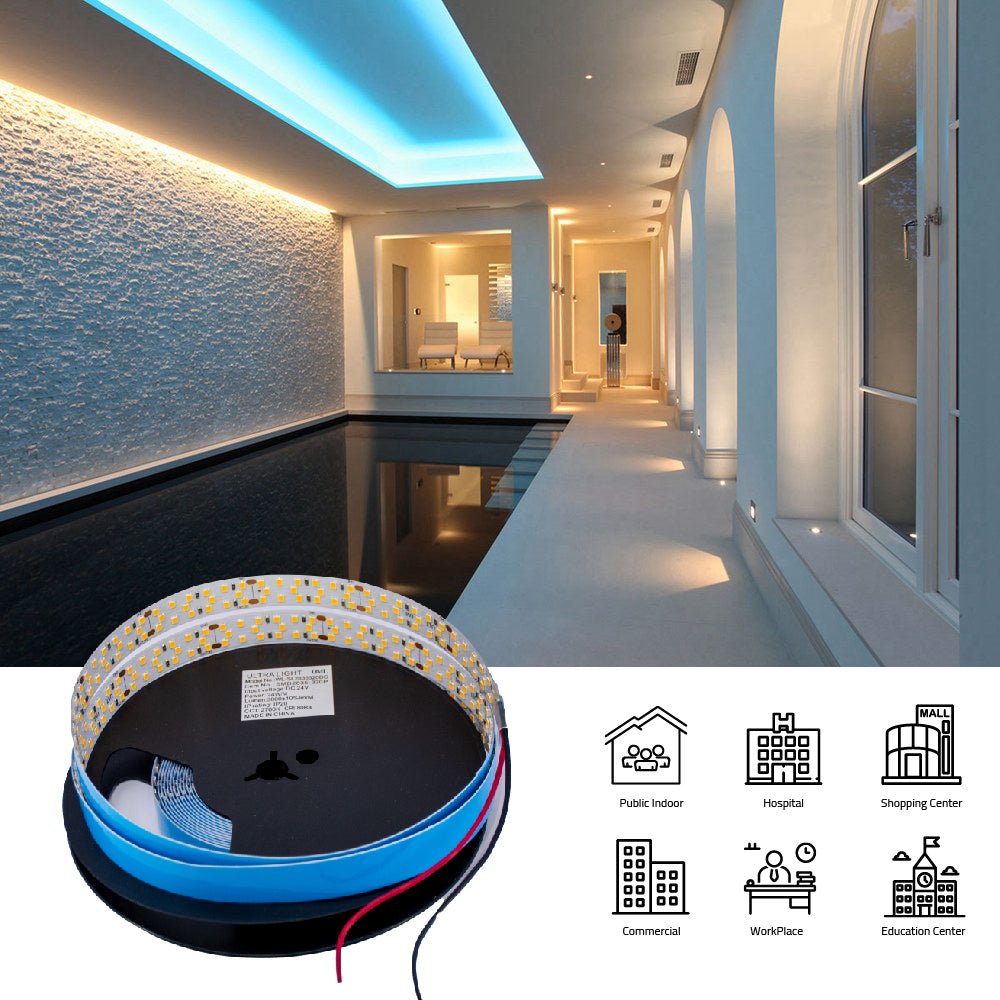  الترا لايت شريط إنارة  24Vdc داخلي 5 أمتار (SMD2835-320P)