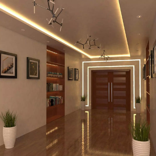  الترا لايت شريط إنارة داخلي انارة أصفر 24V طول 5 أمتار (SMD2835-320P)