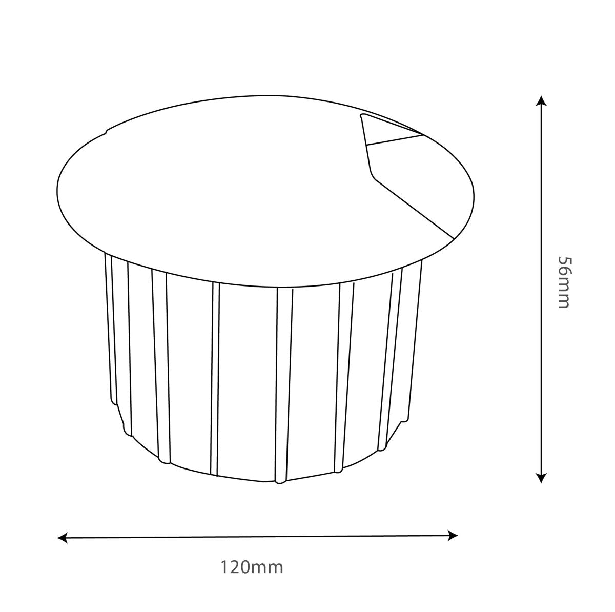 Ultralight Inground LED Path Light IP67 (BR7838-1)