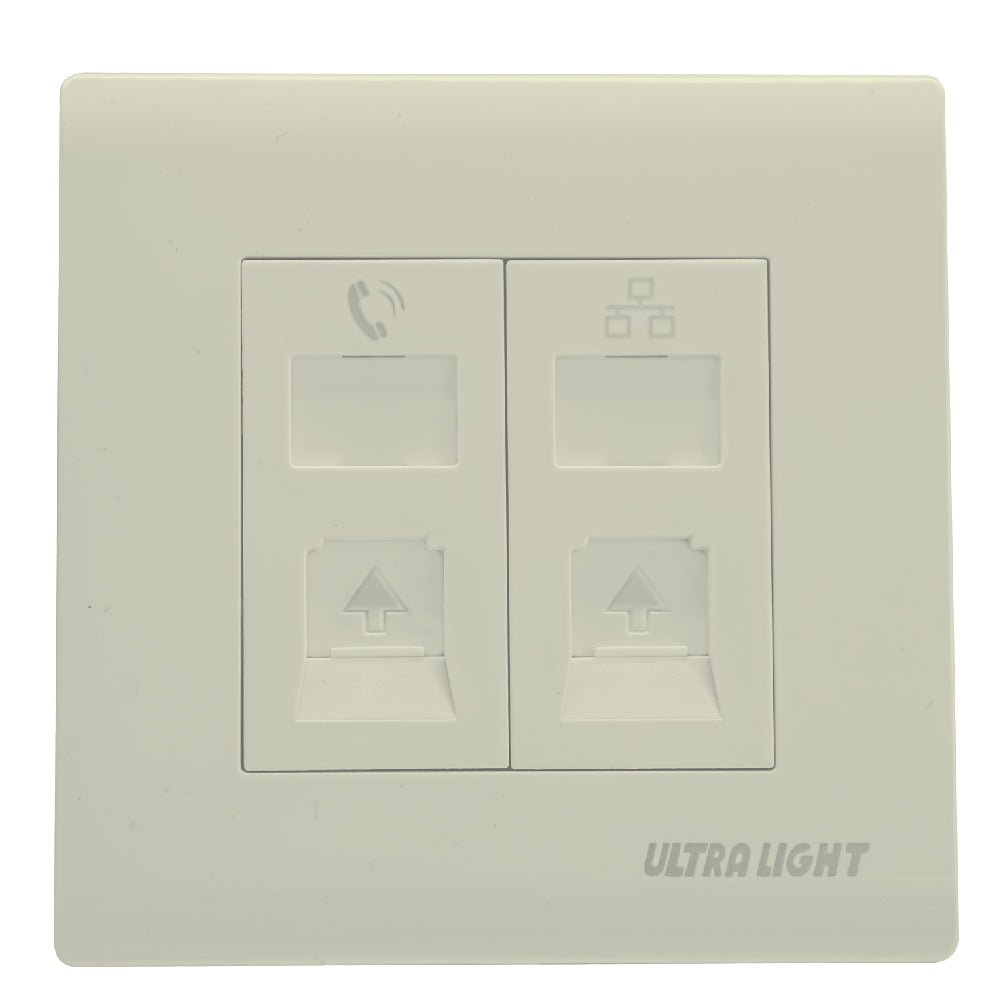 الترا لايت فيش الهاتف و الشبكة (W86/1TEL/1LAN)