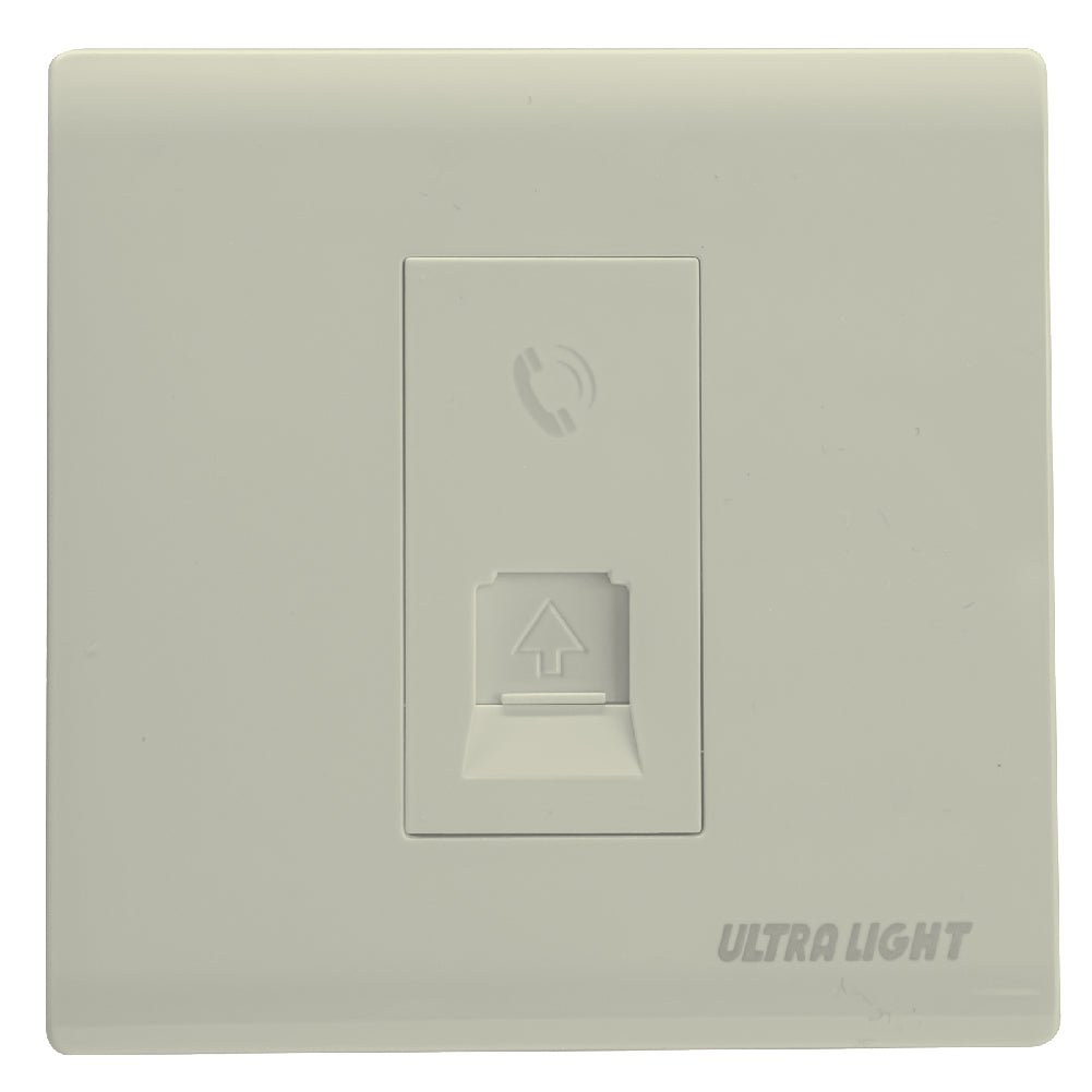 Ultralight Innova Telephone Socket (W86/1TEL/B)
