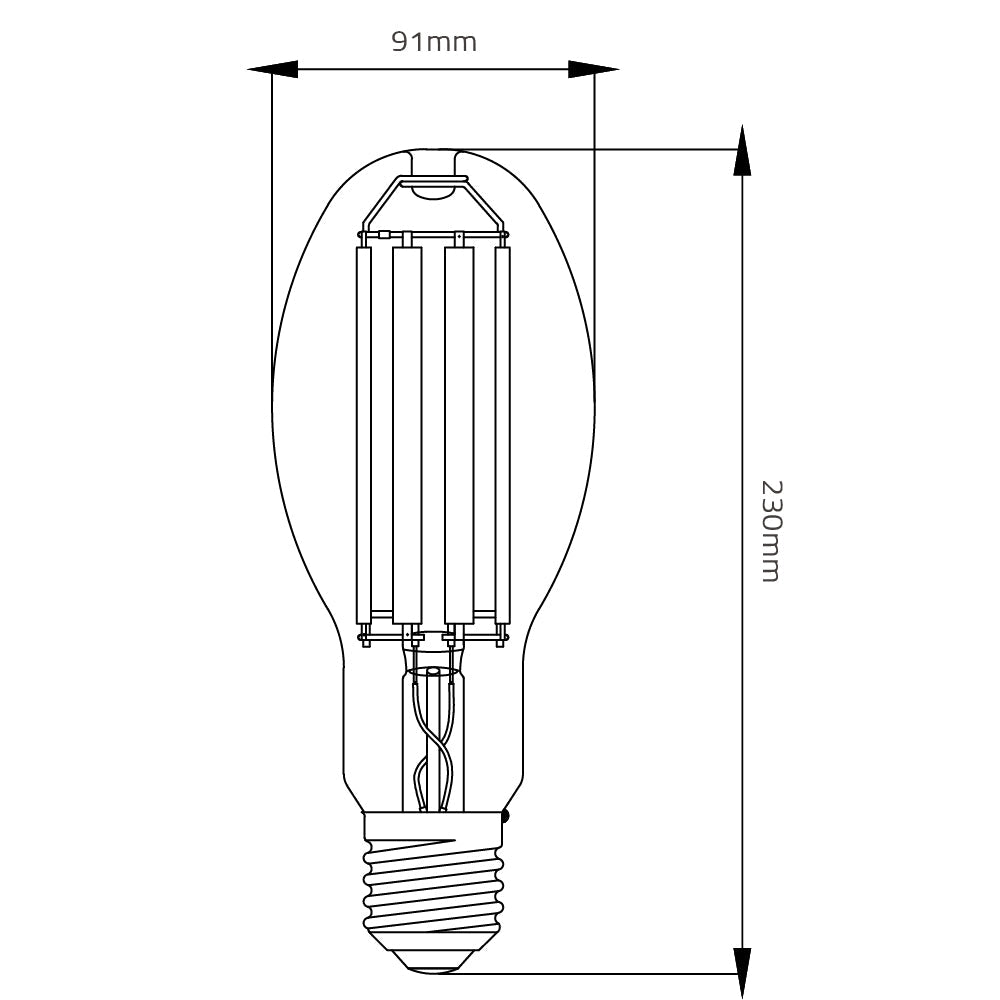 Ultralight LED Filament Bulb E40 Base (WL-BLED28)