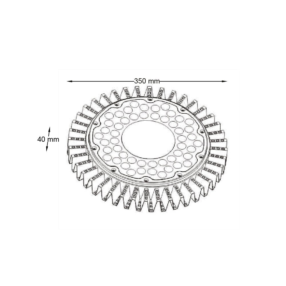Ultralight LED High Bay Light (CHUFO150BAW)