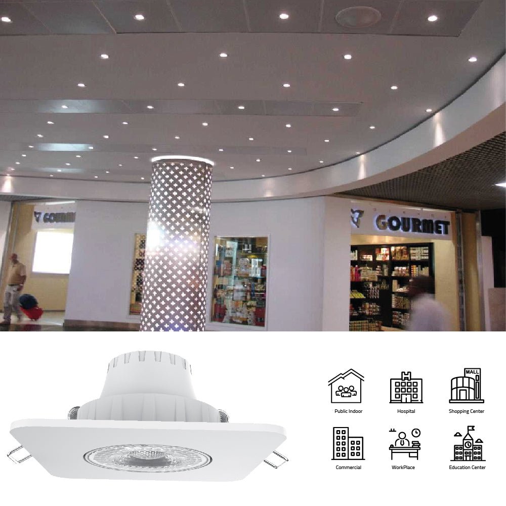 Ultralight LED Rotatable Downlight Dimmable (UTL-K7-SQ)