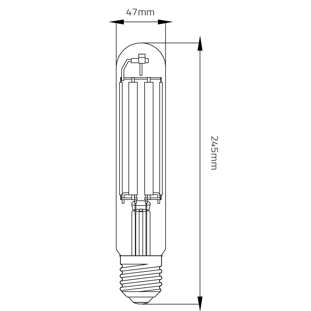 Ultralight LED Tube Filament Bulb E40 Base (WL-BLT46)
