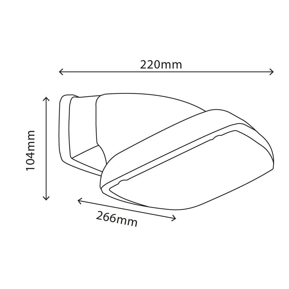 Ultralight LED Wall Light 20W IP65 (FYL0111)
