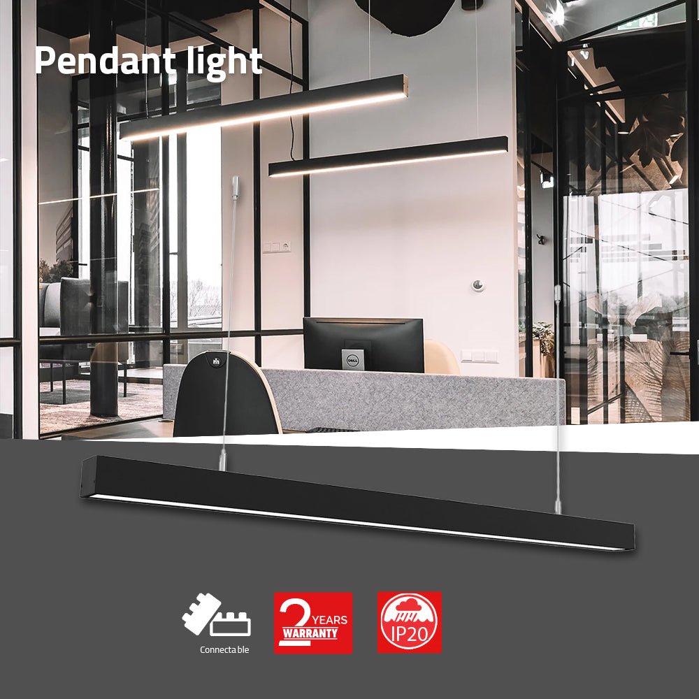Ultralight Linear Pendant Light With Connectors - Modern Lighting (UTL-LMA1)