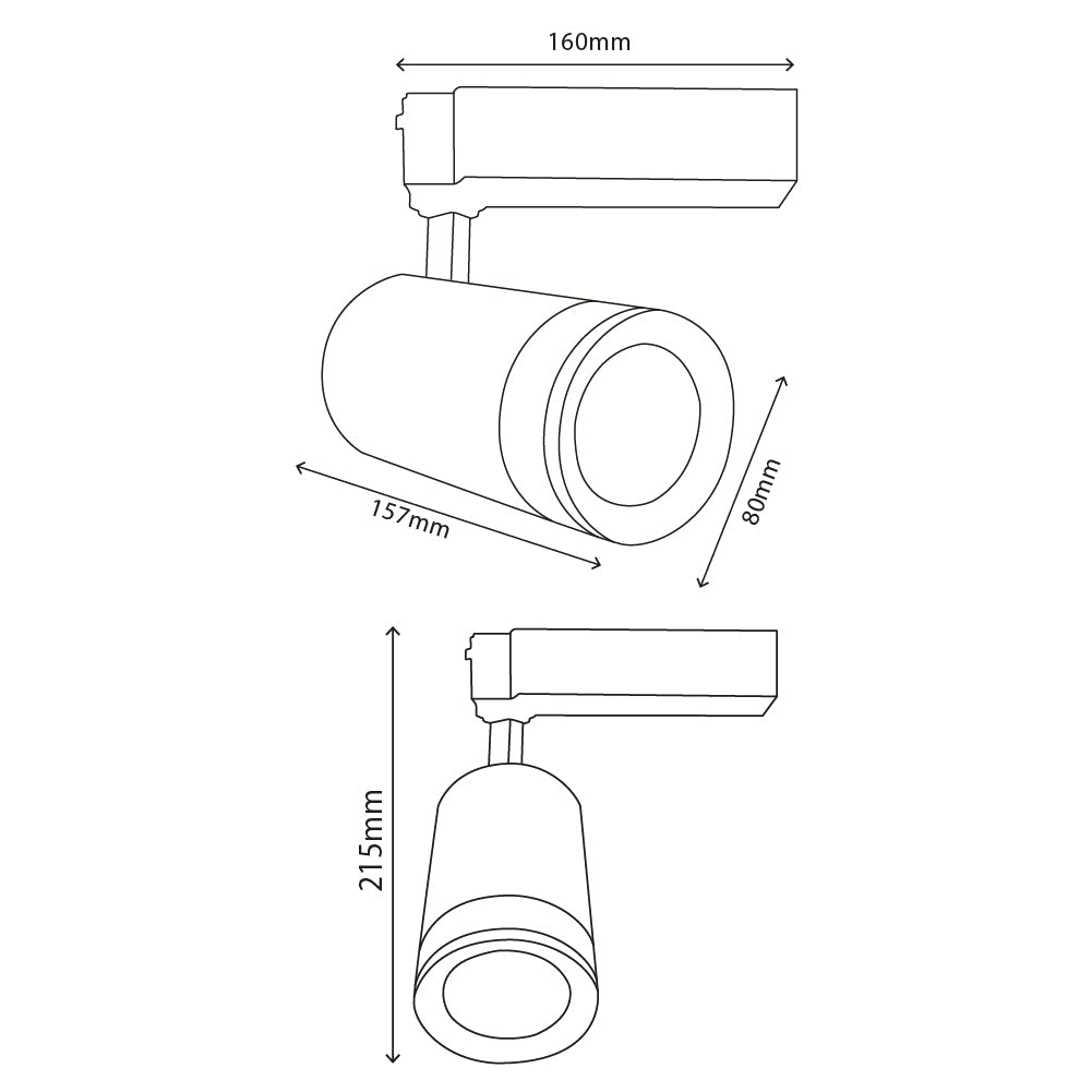 Ultralight Modern Magnetic Track Light 30W (BR8108)