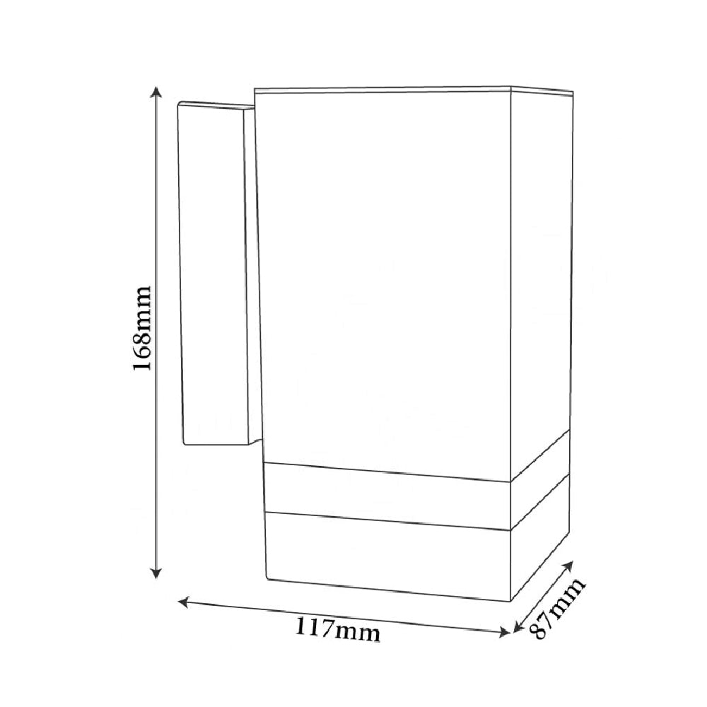 Ultralight Modern Outdoor Wall Frame GU10 (YJ2181-1) - IP44 Waterproof