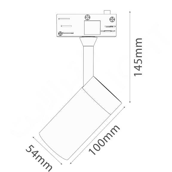 Buy Ultralight Modern Track Light Frame - GU10 Spotlight with 360° Rotation (FTA717) - Best  from Ultralight