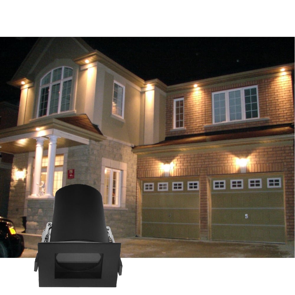 Ultralight Outdoor Spotlight GU10 - Waterproof & Stylish Exterior Lighting (BA311-SQ)