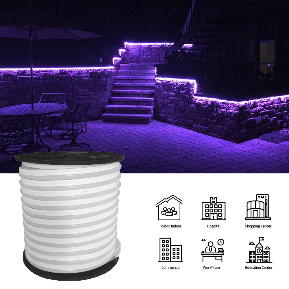 V220الترا لايت شريط إنارة خارجي بطول 50 متر ار جي بي (5050-80L) 