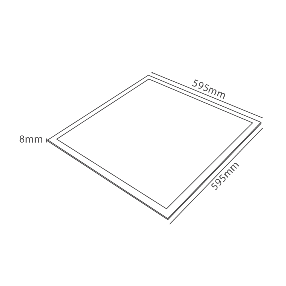 Buy Ultralight Panel Light 60x60 - Anti-Glare Light with High CRI (WL-PS59564) - Best  from Ultralight