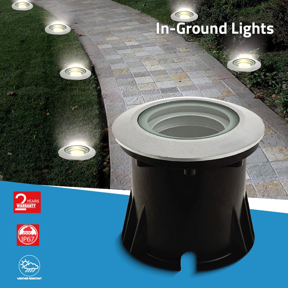 Ultralight Recessed  Inground Light IP67 AR111 / MR11 (BR7715)