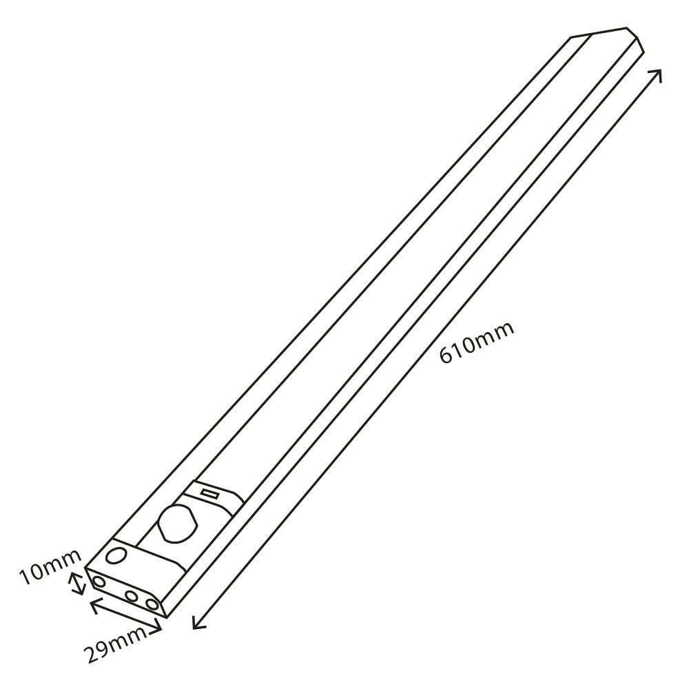 Buy Ultralight Sensor Linear LED Light 6.5W 12VDC (L610S2702S) - Best  from Ultralight