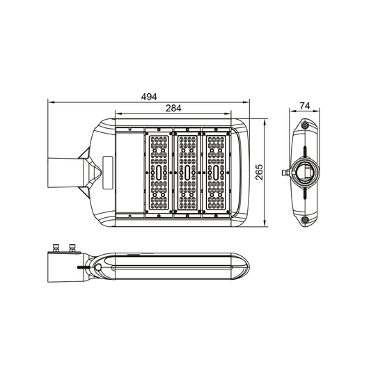 Buy Ultralight Street Light 90W - solution for efficiently and safely illuminating roads (UTL-90) - Best  from Ultralight