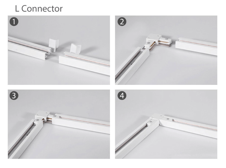 Buy Ultralight Two-Way Track Connector L | 220V Aluminum Corner Link for Indoor Lighting Systems (2 Way) - Best  from Ultralight