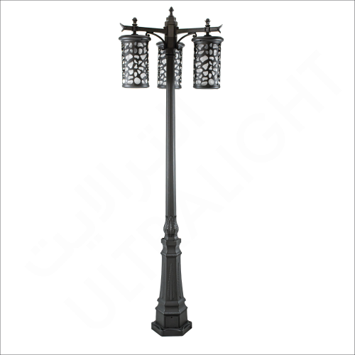 Classic garden pole light (0356-PLF-3DN)